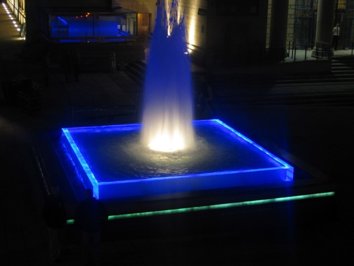 Barkers Pool with LED lighting